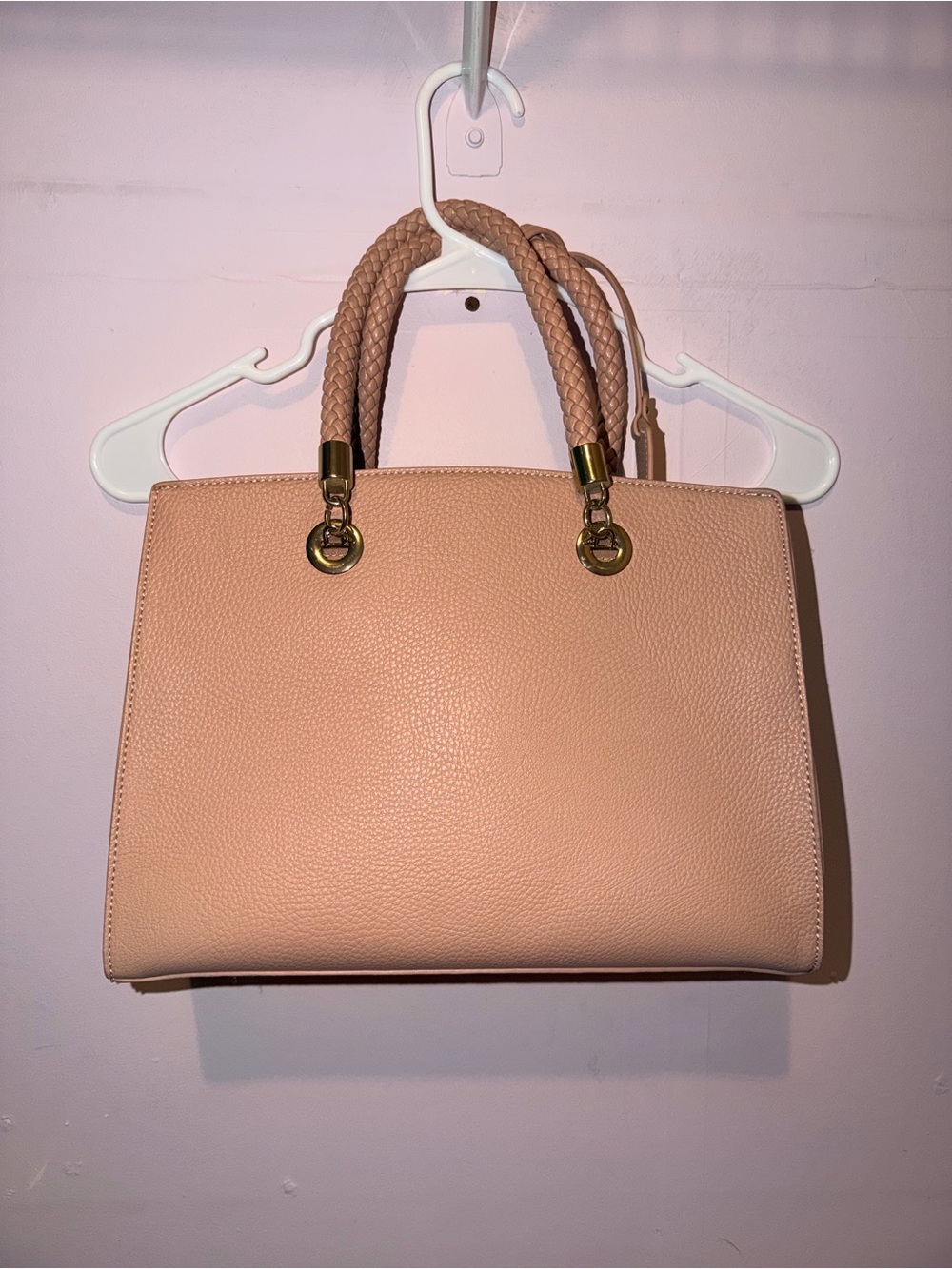 NWOT - IM🖤 Pebbled Tote Handbag in Blush Pink